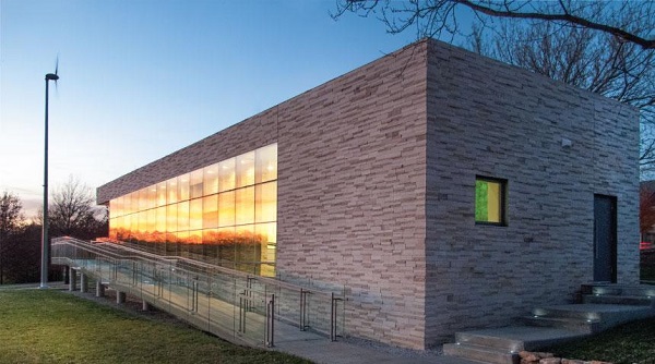 Exterior of the Center for Design Research building